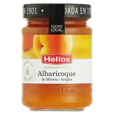 Foto del envase de Mermelada de albaricoque extra Helios 340 g