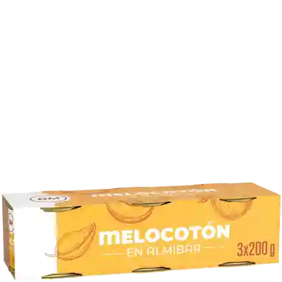 Package photo of Melocotón en almíbar 3x200 g