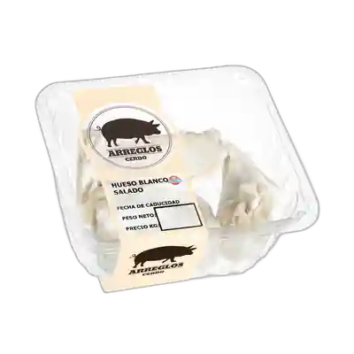 Foto del envase de Hueso blanco de cerdo salado