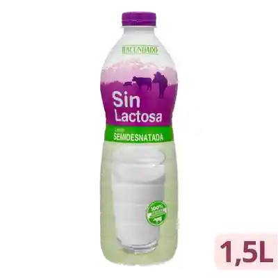 Package photo of Leche semidesnatada sin lactosa Hacendado