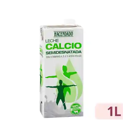 Package photo of Leche semidesnatada calcio Hacendado