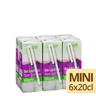 Package photo of Leche semidesnatada sin lactosa Hacendado